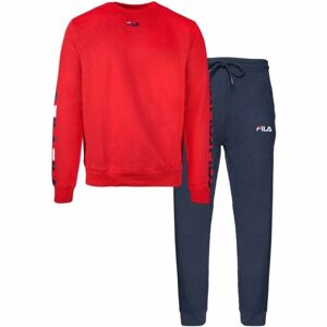 Fila BRUSHED COTTON FLEECE CREW Pánské pyžamo, tmavě modrá, velikost XXL