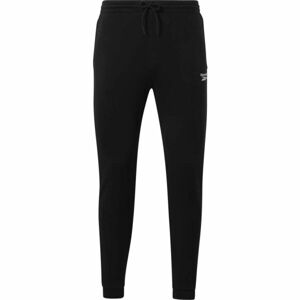 Reebok RI FT LEFT LEG JOGGER Pánské tepláky, černá, velikost S