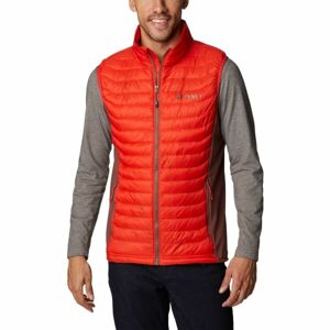 Columbia POWDER PASS VEST Pánská vesta, červená, velikost XL