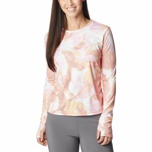 Columbia W SUN DEFLECTOR SUMMERDRY™ LS SHIRT Dámské sportovní triko, růžová, velikost XL
