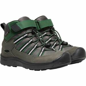 Keen HIKEPORT 2 SPORT MID WP Dětská obuv, zelená, velikost 38