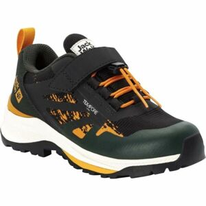 Jack Wolfskin VILI HIKER TEXAPORE K LOW Dětská treková obuv, černá, velikost 35