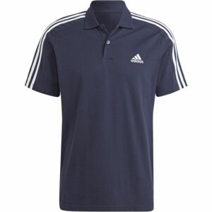 adidas 3-STRIPES POLO SHIRT Pánská polokošile, tmavě modrá, velikost