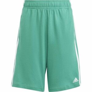 adidas 3S KN SHORT Chlapecké kraťasy, zelená, velikost 152