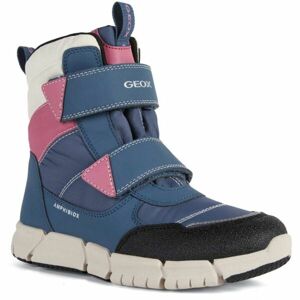 Geox J FLEXYPER B. Dívčí kotníkové boty, modrá, velikost 28