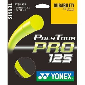 Yonex POLY TOUR PRO 125 Tenisový výplet, žlutá, velikost