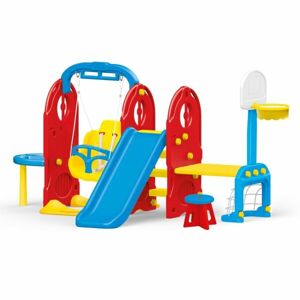 DOLU PLAYGROUND 7 v 1 Dětské hřiště, červená, veľkosť UNI