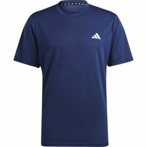 adidas TRAIN ESSENTIALS TEE Pánské sportovní tričko, tmavě modrá, veľkosť M