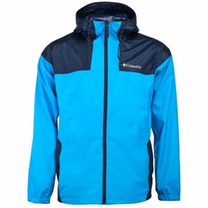 Columbia FLASH CHALLENGER WINDBREAKER Pánská lehká bunda s kapucí, modrá, velikost XL