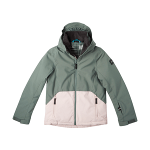 O'Neill ADELITE Dívčí lyžařská/snowboardová bunda, tmavě zelená, veľkosť 128