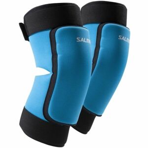 Salming CORE KNEE PADS Brankářské florbalové chrániče, modrá, velikost XL