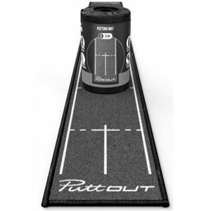 PUTTOUT SLIM PUTTING MAT 240 CM X 25 CM Putting podložka, tmavě šedá, velikost UNI