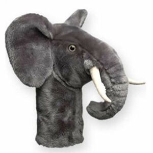 DAPHNE'S HEADCOVERS ELEPHANT Plyšový Headcover, šedá, velikost UNI