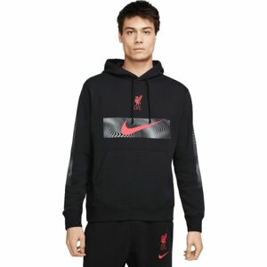 Nike LFC M NSW CLUB HOODIE PO BB AW Pánská mikina, černá, velikost XL