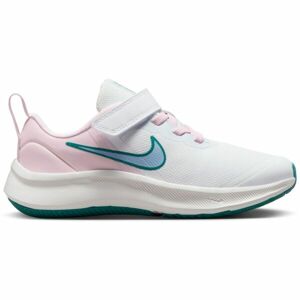 Nike STAR RUNNER 3 PSV Dívčí volnočasová obuv, bílá, velikost 29.5