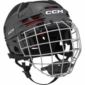 CCM TACKS 70 COMBO SR Hokejová helma s mřížkou, černá, velikost