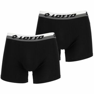 Lotto TRAIANUS 2PACK Pánské boxerky, černá, velikost M