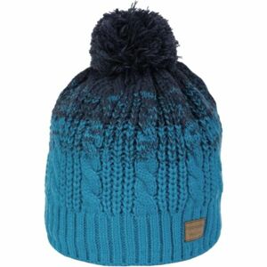 Finmark WINTER HAT Dámská zimní pletená čepice, modrá, velikost UNI