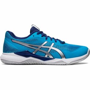 ASICS GEL-TACTIC Pánská indoorová obuv, modrá, velikost 46.5