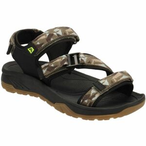 ALPINE PRO CARLUS Pánské letní sandály, khaki, velikost