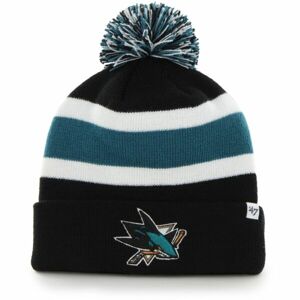 47 NHL SAN JOSE SHARKS BREAKAWAY CUFF KNIT Zimní čepice, černá, velikost UNI