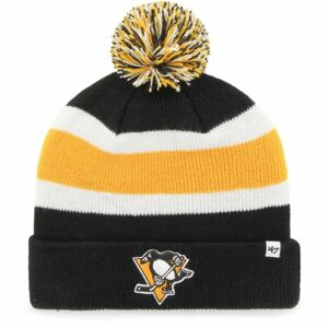 47 NHL PITTSBURGH PENGUINS BREAKAWAY CUFF KNIT Zimní čepice, černá, velikost UNI