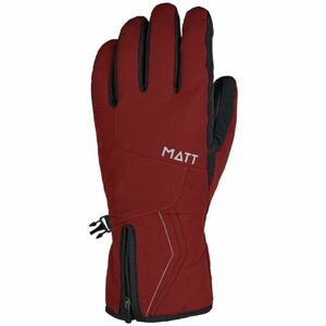 Matt ANAYET GLOVES Dámské lyžařské rukavice, červená, velikost M