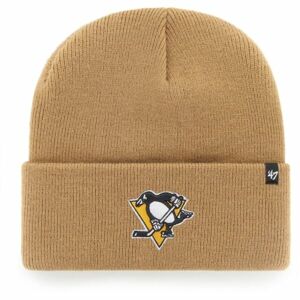 47 NHL PITTSBURGH PENGUINS HAYMAKER '47 CUFF KNIT Klubová zimní čepice, béžová, velikost UNI