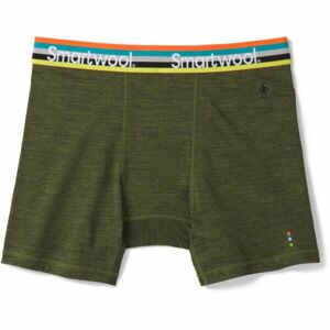 Smartwool M MERINO SPORT BOXER BRIEF BOXED Pánské boxerky, khaki, velikost S