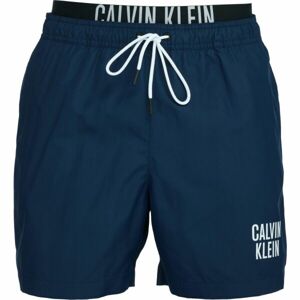 Calvin Klein INTENSE POWER-MEDIUM DOUBLE WB Pánské koupací šortky, tmavě modrá, velikost