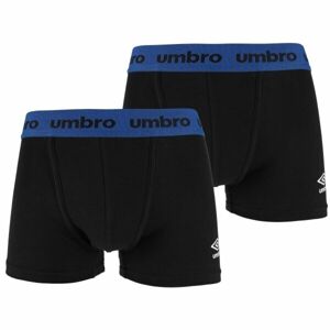 Umbro BOXER SHORT 2 PACK Pánské boxerky, černá, velikost