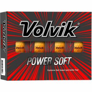 VOLVIK VV POWER SOFT 12 ks Sada golfových míčků, oranžová, velikost UNI