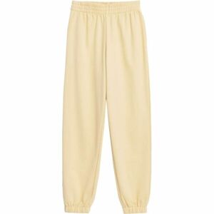 4F TROUSERS CAS W Dámské tepláky, žlutá, velikost XS