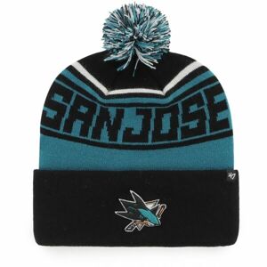 47 NHL SAN JOSE SHARKS STYLUS CUFF KNIT Zimní čepice, černá, velikost UNI