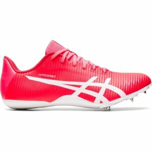 ASICS HYPERSPRINT 8 Unisex tretry, červená, velikost 42.5