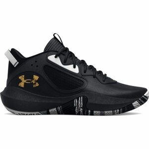 Under Armour LOCKDOWN 6 G Juniorská basketballová obuv, černá, velikost 36.5