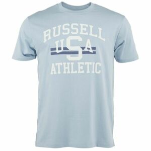 Russell Athletic T-SHIRT M Pánské tričko, světle modrá, velikost