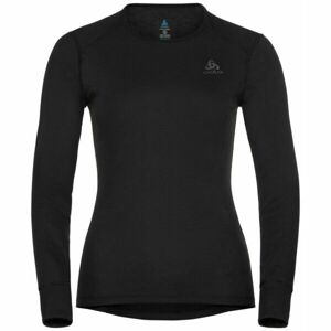 Odlo W ACTIVE WARM ECO BL TOP CREW Dámské funkční triko, černá, velikost XS