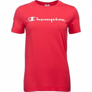 Champion CREWNECK T-SHIRT Dámské tričko, červená, velikost XS