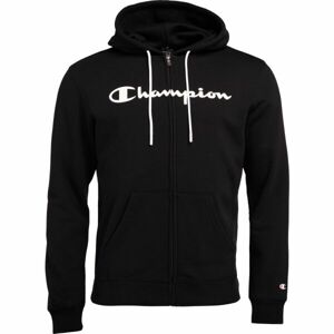 Champion AMERICAN CLASSICS HOODED FULL ZIP SWEATSHIRT Pánská mikina, černá, velikost M