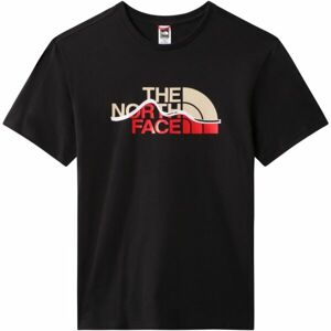 The North Face M MOUNTAIN LINE TEE MINERAL GOLD Pánské triko, černá, velikost S