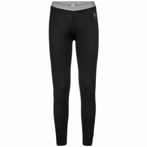 Odlo SUW WOMEN'S BOTTOM NATURAL 100% MERINO WARM Dámské funkční kalhoty, černá, velikost XL