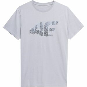 4F MEN´S T-SHIRT Pánské triko, šedá, veľkosť M