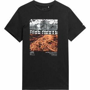 4F MEN´S T-SHIRT Pánské tričko, černá, veľkosť L