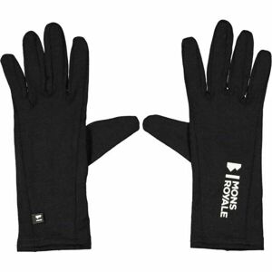 MONS ROYALE VOLTA GLOVE LINER Unisexové rukavice, černá, veľkosť M