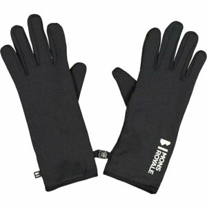 MONS ROYALE AMP WOOL FLEECE GLOVE Unisexové rukavice, černá, velikost