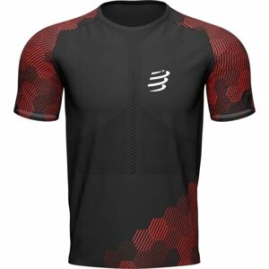 Compressport RACING SS TSHIRT M Pánské běžecké triko, černá, velikost S