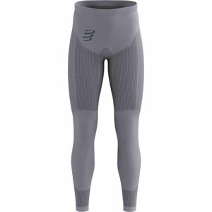 Compressport ON/OFF TIGHTS M Pánské funkční spodky, šedá, velikost XL