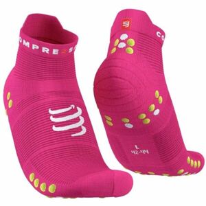 Compressport PRO RACING SOCKS V4.0 RUN Běžecké ponožky, růžová, velikost T2