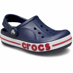 Crocs BAYABAND CLOG T Dětské pantofle, tmavě modrá, velikost 22/23